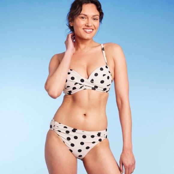 Dot Print Hipster Bikini Bottom - Kona Sol - Picture 5 of 7
